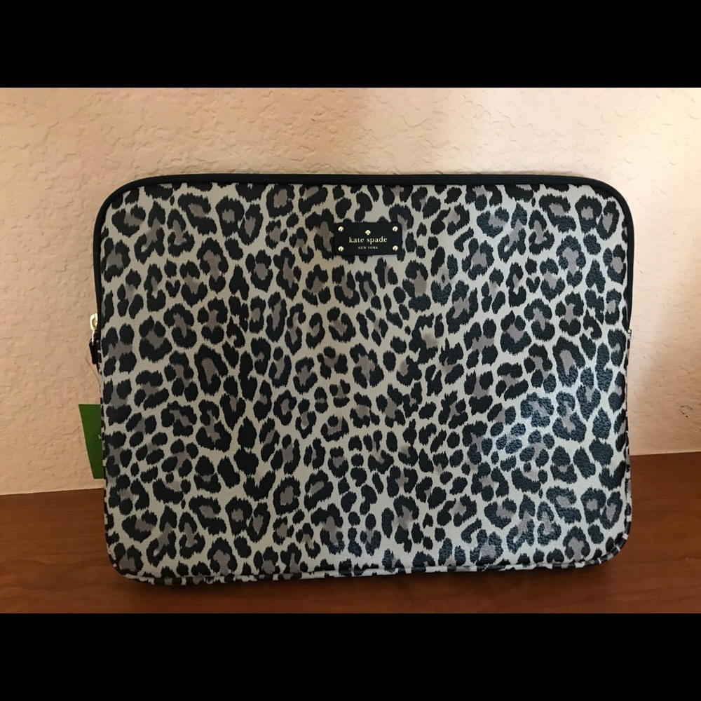 KATE SPADE GROVE STREET LEOPARD LAPTOP SLEEVE